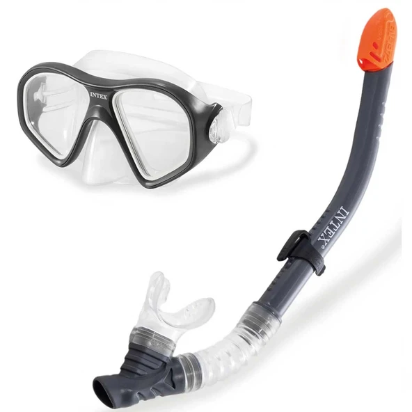 OMZ Intex Maske ve Şnorkel Set 55648 Kız Erkek Çocuk Oyuncak Eğitici Oyuncaklar ürün görseli 1