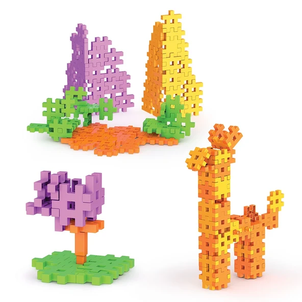 OMZ Fun-Fun Puzzle 128 Parça Kız Erkek Çocuk Oyuncak Eğitici Oyuncaklar ürün görseli 1