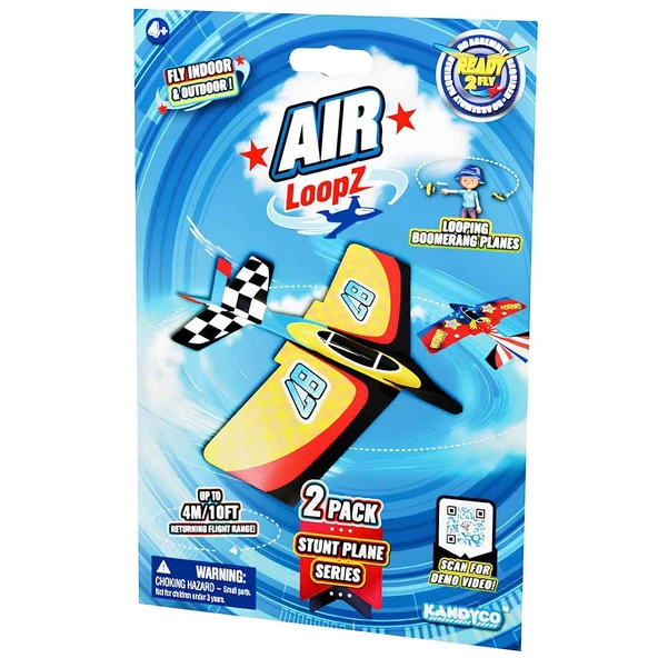 OMZ Airloopz Fırlat Yakala Uçak Sürpriz Paket ARL00000 Kız Erkek Çocuk Oyuncak Eğitici Oyuncaklar ürün görseli 1