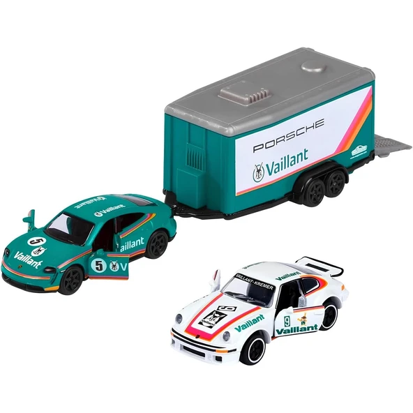 OMZ Majorette Car Trailer Ford Kız Erkek Çocuk Oyuncak Eğitici Oyuncaklar ürün görseli 1