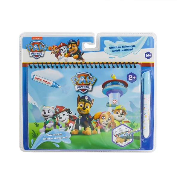 OMZ BK009 Paw PEtrol Sihirli Boyama Kitabı - Stokta Olan Gönderilir Kız Erkek Çocuk Oyuncak Eğitici Oyun ürün görseli 1