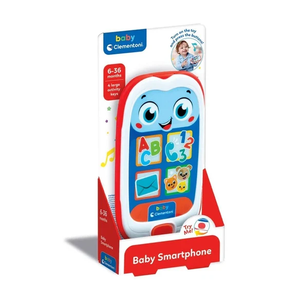OMZ 17912 Baby Clementoni - Bebek Telefonu Kız Erkek Çocuk Oyuncak Eğitici Oyuncaklar ürün görseli 1