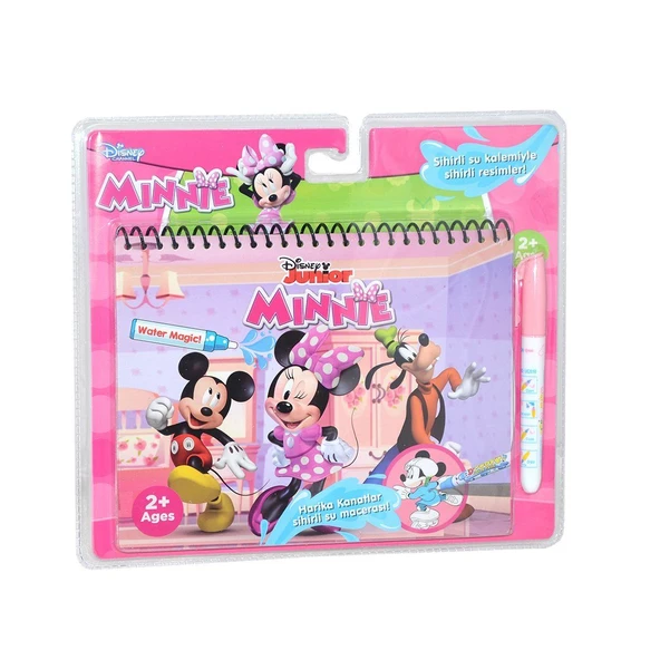 OMZ BK008 Gepettoys, Minnie Sihirli Boyama Kitabı Kız Erkek Çocuk Oyuncak Eğitici Oyuncaklar ürün görseli 1
