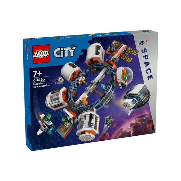 OMZ 60433 LEGO® City Modüler Uzay İstasyonu 1097 parça +7 yaş Kız Erkek Çocuk Oyuncak Eğitici Oyuncaklar ürün görseli 1