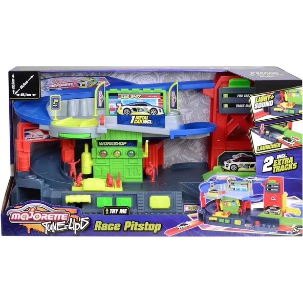 OMZ Tune Up's Race Pitstop Kız Erkek Çocuk Oyuncak Eğitici Oyuncaklar ürün görseli 1