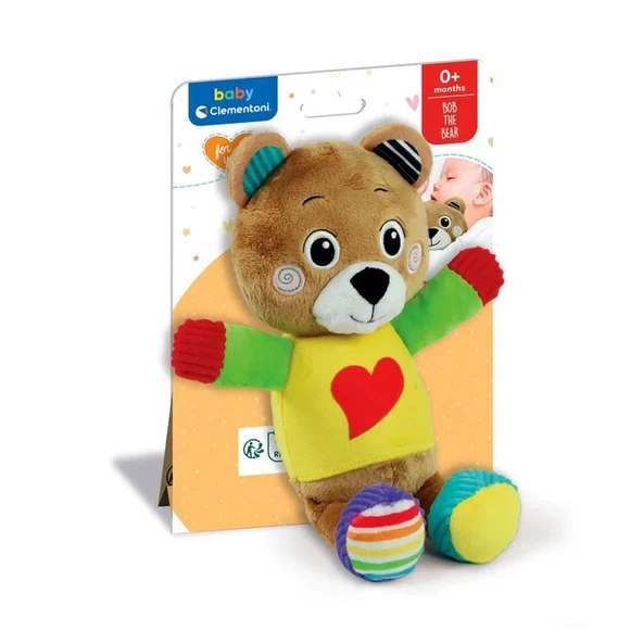 OMZ 17906 Baby Clementoni - Yumuşacık Ayıcık Kız Erkek Çocuk Oyuncak Eğitici Oyuncaklar ürün görseli 1