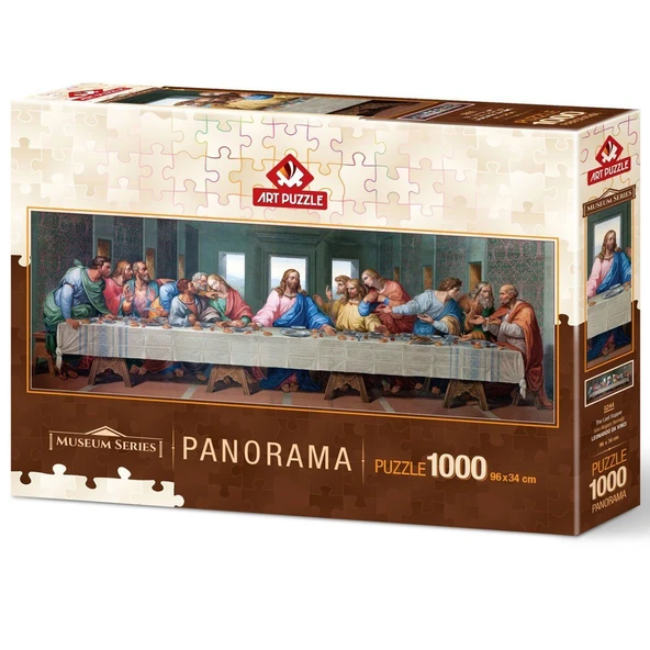 OMZ 5244 Son Akşam Yemeği 1000 Parça Panorama Kız Erkek Çocuk Oyuncak Eğitici Oyuncaklar ürün görseli 1