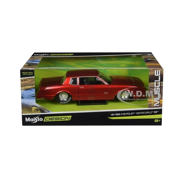 OMZ MAY 32542 Maisto Diecast 1:24 1986 Chevrolet Monte Carlo SS Kız Erkek Çocuk Oyuncak Eğitici Oyuncakl ürün görseli 1
