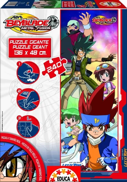 Educa 240 Parça Beyblade Dev Puzzle (Maxi Puzzle) ürün görseli 1