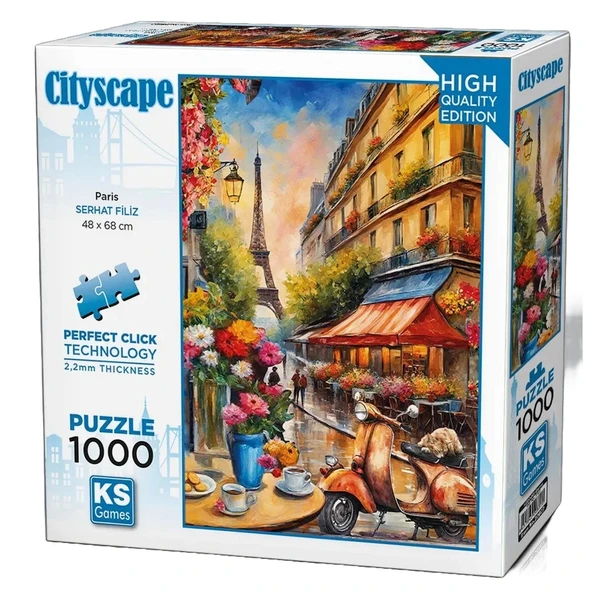 OMZ KS Games Paris Puzzle 1000 Parça 20807 Kız Erkek Çocuk Oyuncak Eğitici Oyuncaklar ürün görseli 1