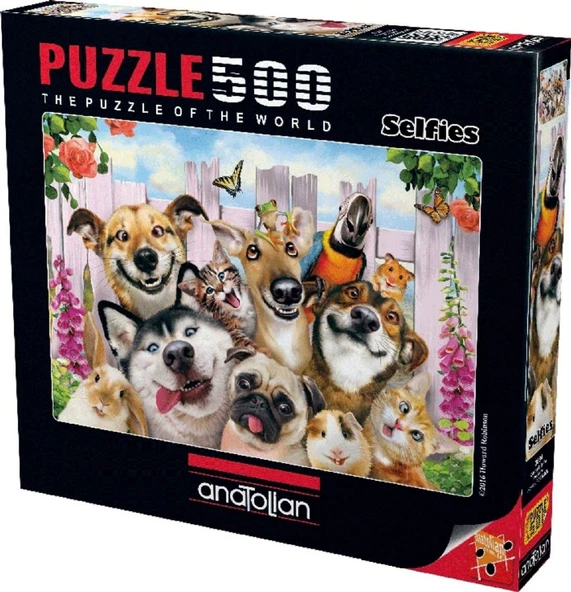 Anatolian 500 Parça Dostlarla Selfie Puzzle - Resim 2