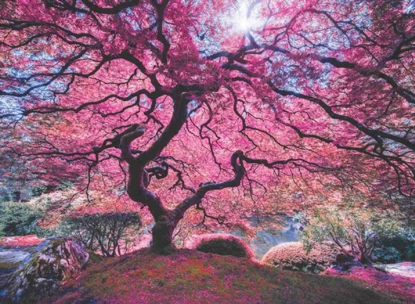 Anatolian 1000 Parça Pink Tree Puzzle ürün görseli 1