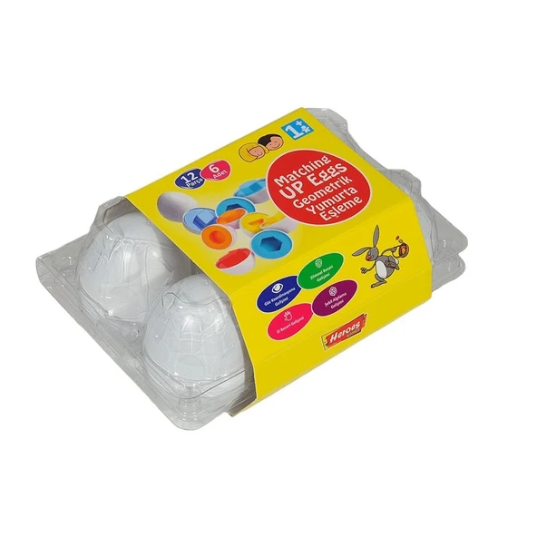 OMZ ERN-803 Heroes Toys 6lı Yumurta Eşleştirme Kız Erkek Çocuk Oyuncak Eğitici Oyuncaklar ürün görseli 1