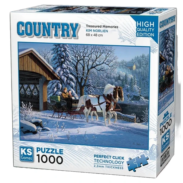 OMZ KS Games Treadured Memories Puzzle 1000 Parça 20800 Kız Erkek Çocuk Oyuncak Eğitici Oyuncaklar ürün görseli 1