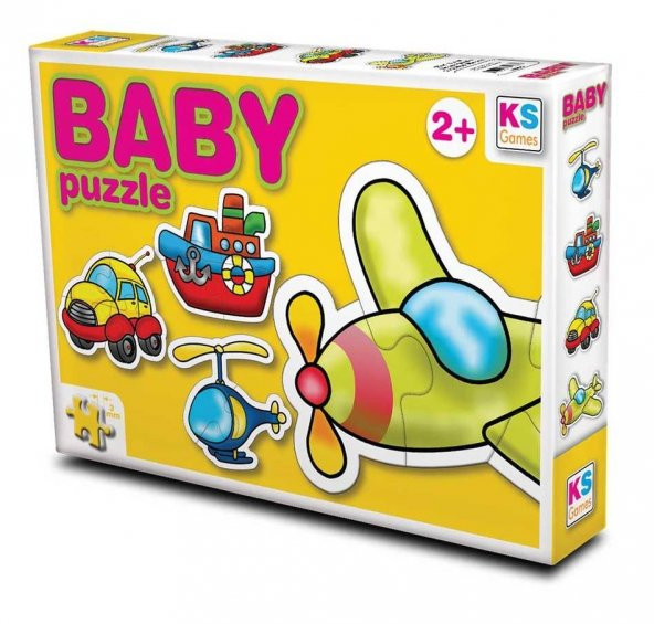 Ks Games Baby Puzzle 2+3+4+4 (Ulaşım Araçları) ürün görseli 1