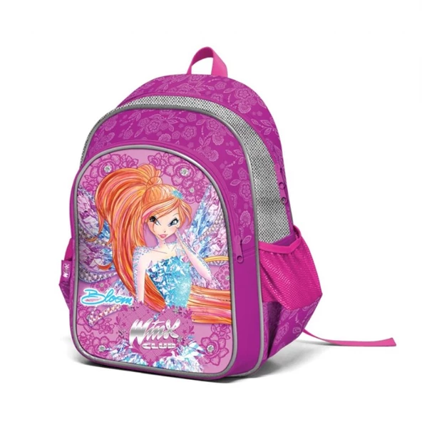 Winx Bloom Kabartmalı Simli Okul Çantası 63270 ürün görseli 1