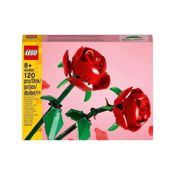 OMZ 40460 Lego iconic Botanical Collection Gül 120 parça +8 yaş Kız Erkek Çocuk Oyuncak Eğitici Oyuncakl ürün görseli 1