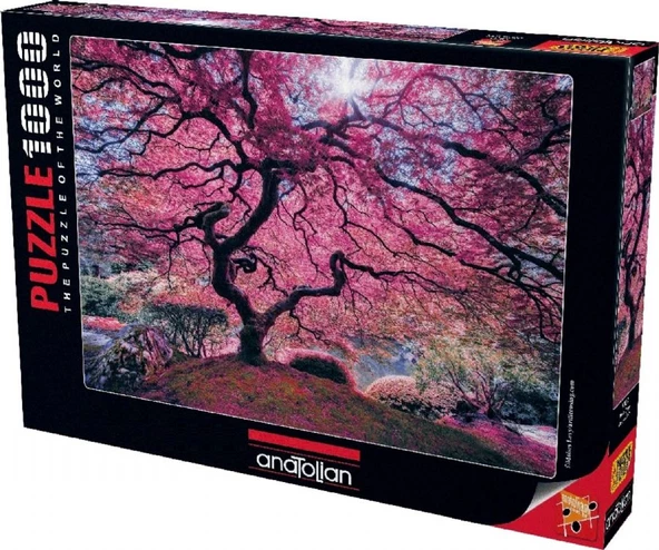 Anatolian 1000 Parça Pink Tree Puzzle - Resim 2