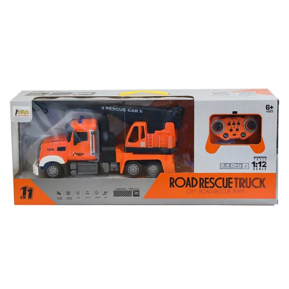 OMZ A8196-QH9005-2 Şarjlı İş Makinesi 1:12 Kız Erkek Çocuk Oyuncak Eğitici Oyuncaklar ürün görseli 1