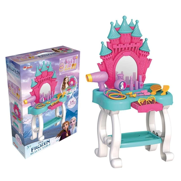OMZ 04000 FROZEN GÜZELLİK MASASI Kız Erkek Çocuk Oyuncak Eğitici Oyuncaklar ürün görseli 1