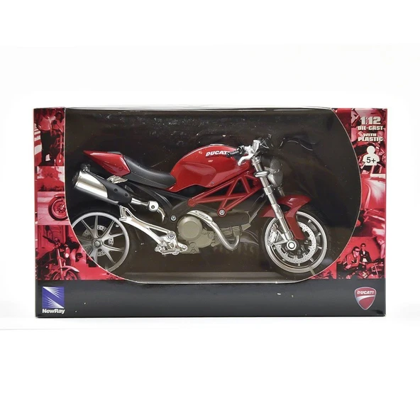 OMZ 44023 Ducati Monster Motor 1100 2010 Kız Erkek Çocuk Oyuncak Eğitici Oyuncaklar ürün görseli 1