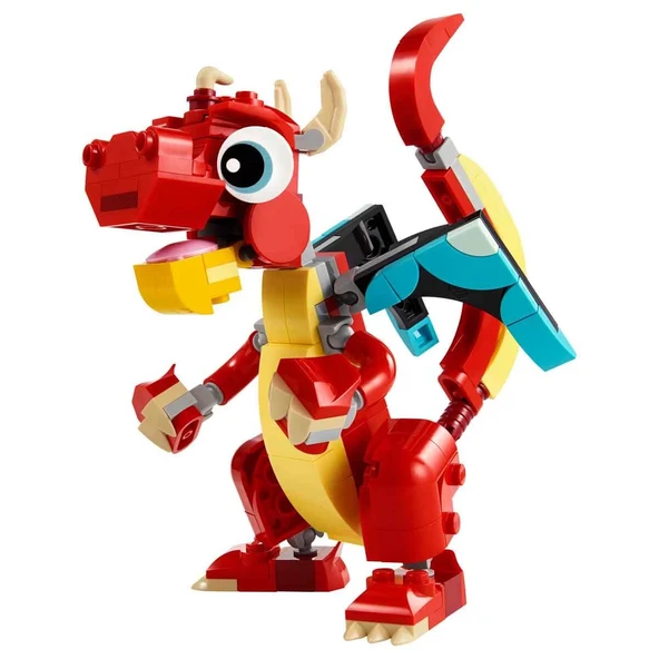 OMZ LEGO Creator Kırmızı Ejderha 31145 Kız Erkek Çocuk Oyuncak Eğitici Oyuncaklar ürün görseli 1
