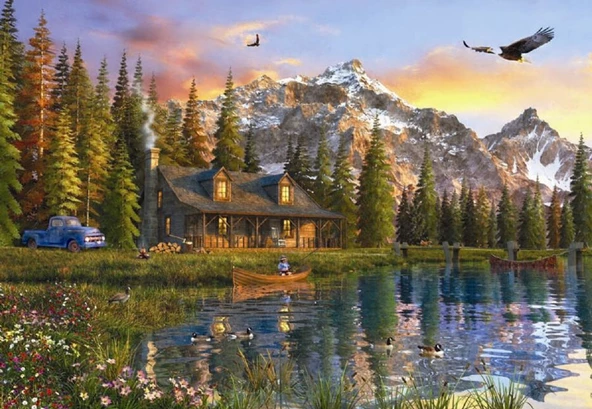 Anatolian 2000 Parça Eski Ev Puzzle ürün görseli 1