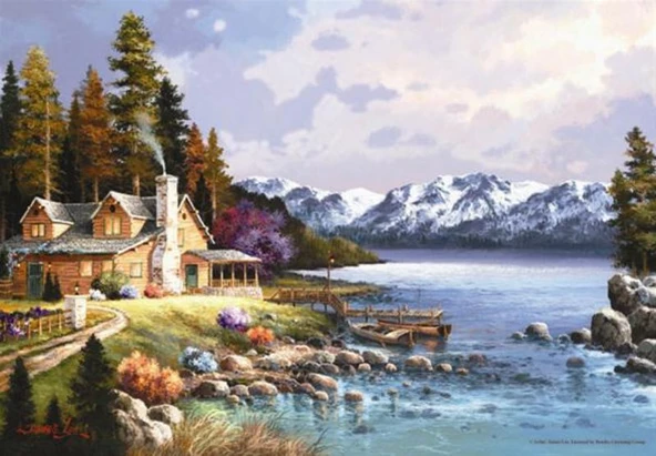 Anatolian 500 Parça Puzzle Dağ Evi ürün görseli 1