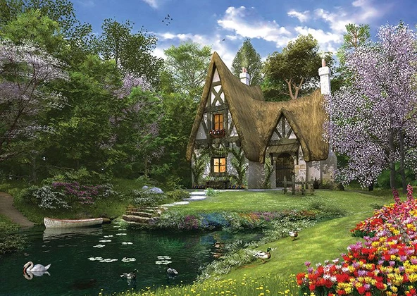 Anatolian Göl Evi 3000 Parça Puzzle ürün görseli 1