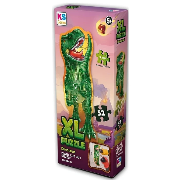 OMZ KS Games Dinosaur XL Puzzle 32501 Kız Erkek Çocuk Oyuncak Eğitici Oyuncaklar ürün görseli 1