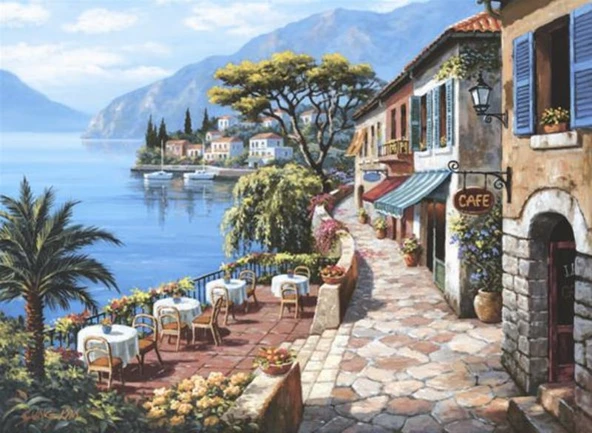Anatolian 1000 Parça Puzzle Teras Cafe II ürün görseli 1