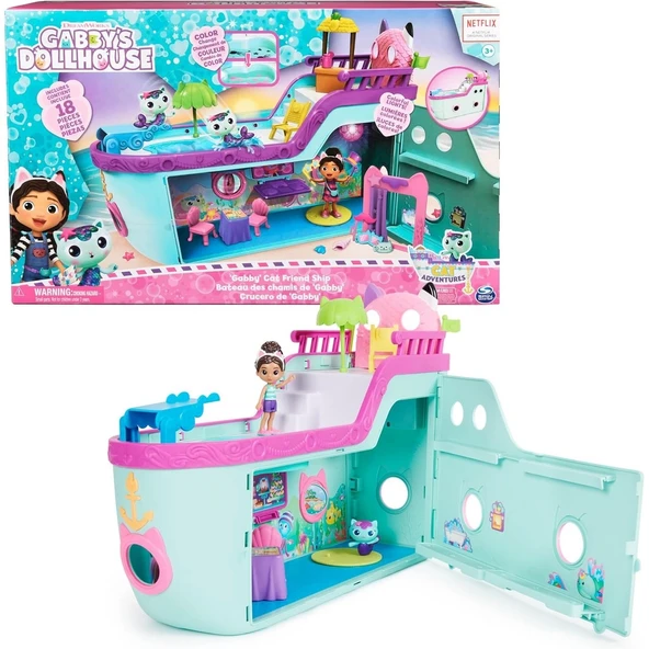 OMZ Gabby's Doll House Yolcu Gemisi - SPM-6068572 Kız Erkek Çocuk Oyuncak Eğitici Oyuncaklar ürün görseli 1