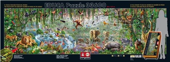 Educa 33600 Parça XXL Puzzle Wild Life - Resim 2