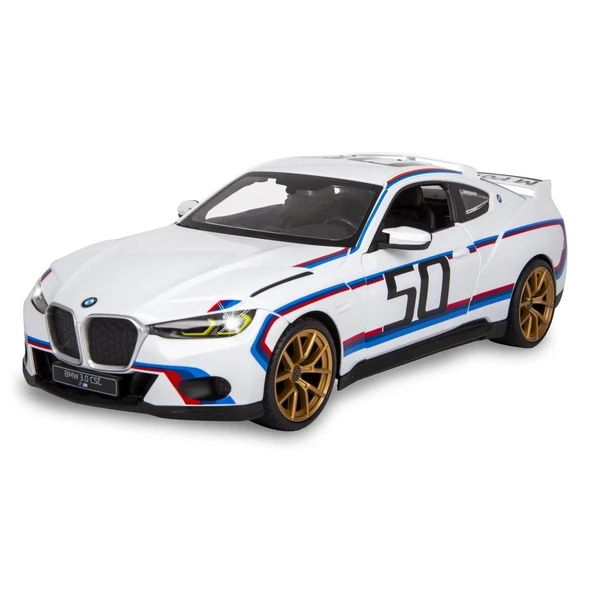 OMZ Rastar 1/14 F/F BMW 3.0 CSL 2.4GHZ Işıklı Uzaktan Kumandalı Araba Kız Erkek Çocuk Oyuncak Eğitici Oy ürün görseli 1