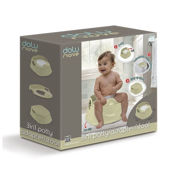 OMZ 7183 Lazımlık Adaptör Basamak Eco Green -Dolu Oyuncak Kız Erkek Çocuk Oyuncak Eğitici Oyuncaklar ürün görseli 1
