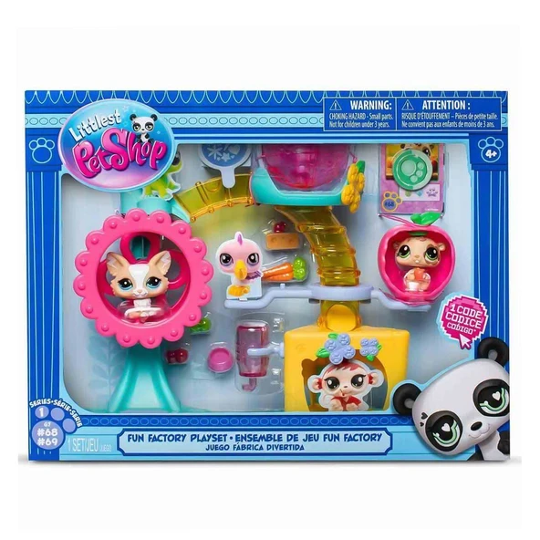 OMZ 5196 Littlest Pet Shop Minişler Eğlence Fabrikası Oyun Seti S1 -Sunman Kız Erkek Çocuk Oyuncak Eğiti ürün görseli 1