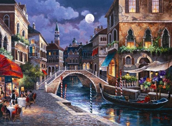 Anatolian 1000 Parça Puzzle Venedik Sokakları II ürün görseli 1