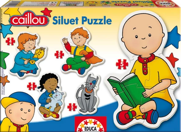 Educa 15034 - Caillou Siluet Puzzle (2-3 yaş) ürün görseli 1