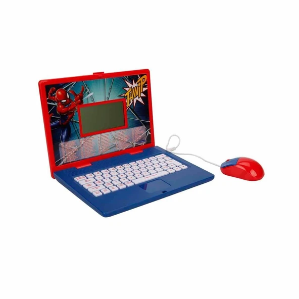 OMZ 8834 Spiderman İngilizce Türkçe Laptop -Sunman Kız Erkek Çocuk Oyuncak Eğitici Oyuncaklar ürün görseli 1