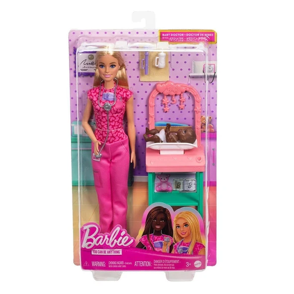 OMZ JCR71 Barbie Bakım Temalı Kariyer Oyun Setleri Kız Erkek Çocuk Oyuncak Eğitici Oyuncaklar ürün görseli 1