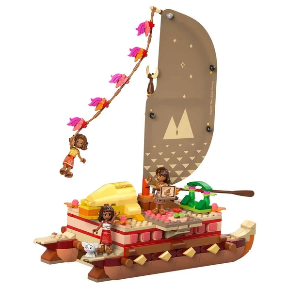 OMZ LEGO Disney Moana’nın Macera Kanosu 43270 Kız Erkek Çocuk Oyuncak Eğitici Oyuncaklar ürün görseli 1