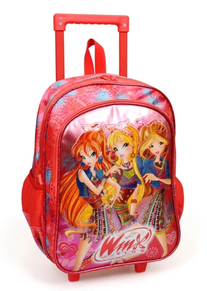 Winx Lettering Love Narçiçeği Çek Çek Okul Çantası (63289)) ürün görseli 1