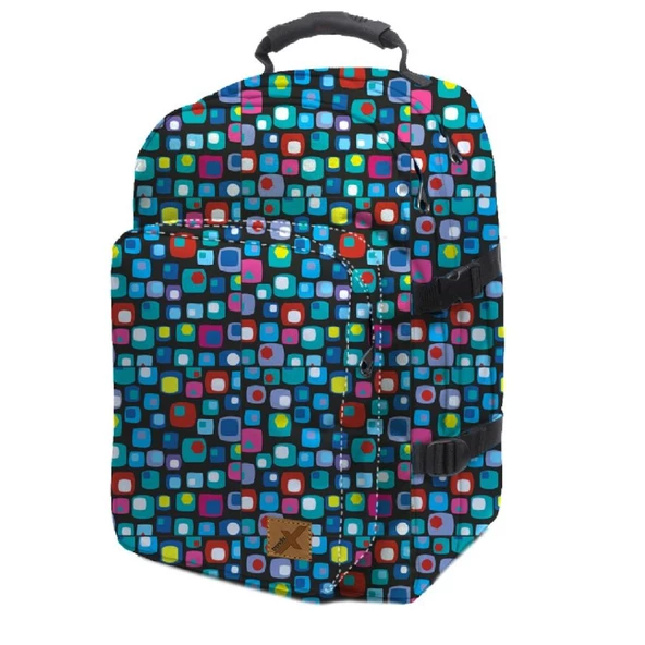 Trendix City Üç Bölmeli Geometri Notebook - Sırt Çantası ürün görseli 1