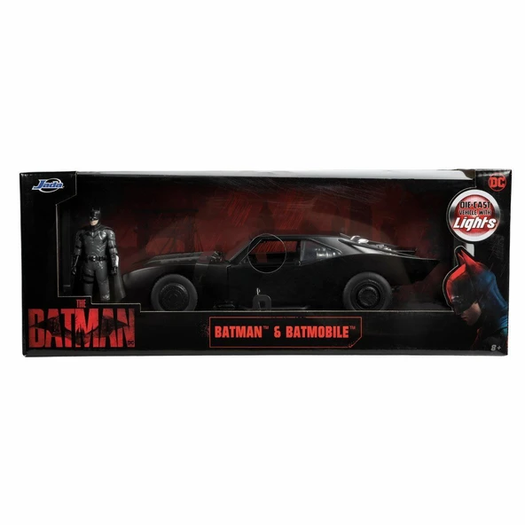 OMZ 253216002 Jada Batman Batmobile 2022, 1:18 Beni Deneyin Kız Erkek Çocuk Oyuncak Eğitici Oyuncaklar ürün görseli 1