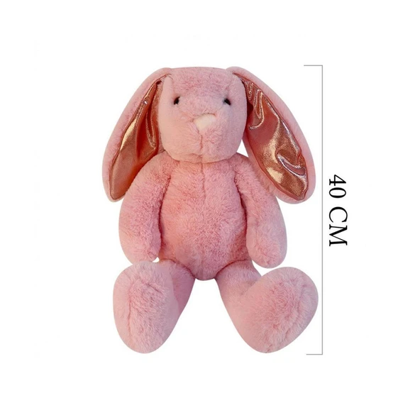 OMZ 1552P Nordik Peluş Tavşan 40cm Pembe Kız Erkek Çocuk Oyuncak Eğitici Oyuncaklar ürün görseli 1