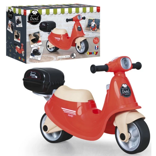 OMZ Smoby Kırmızı Scooter Kız Erkek Çocuk Oyuncak Eğitici Oyuncaklar ürün görseli 1