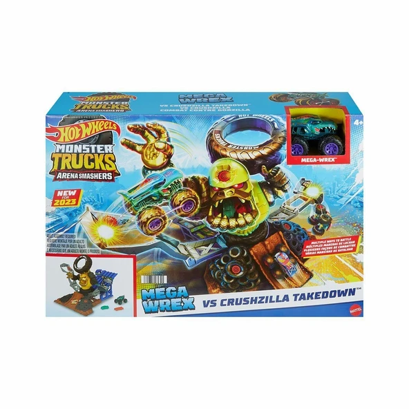 OMZ HPN71 Hot Wheels Monster Trucks Arenada Şampiyonluk Mücadelesi Oyun Seti Kız Erkek Çocuk Oyuncak Eği ürün görseli 1