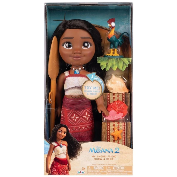OMZ JKP 237581 Disney Moana - Moana Şarkı Söyleyen Bebek 38cm Kız Erkek Çocuk Oyuncak Eğitici Oyuncaklar ürün görseli 1