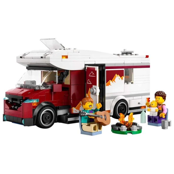 OMZ LEGO City Tatil Macera Karavanı 60454 Kız Erkek Çocuk Oyuncak Eğitici Oyuncaklar ürün görseli 1