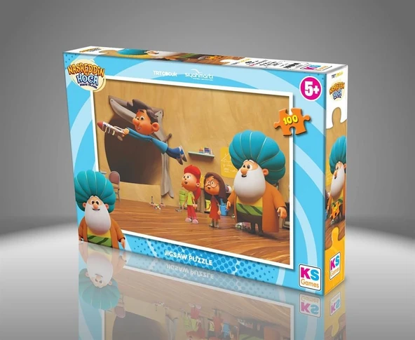 OMZ NAS 714 NASREDDİN HOCA PUZZLE 100 PRÇ -KS Kız Erkek Çocuk Oyuncak Eğitici Oyuncaklar ürün görseli 1
